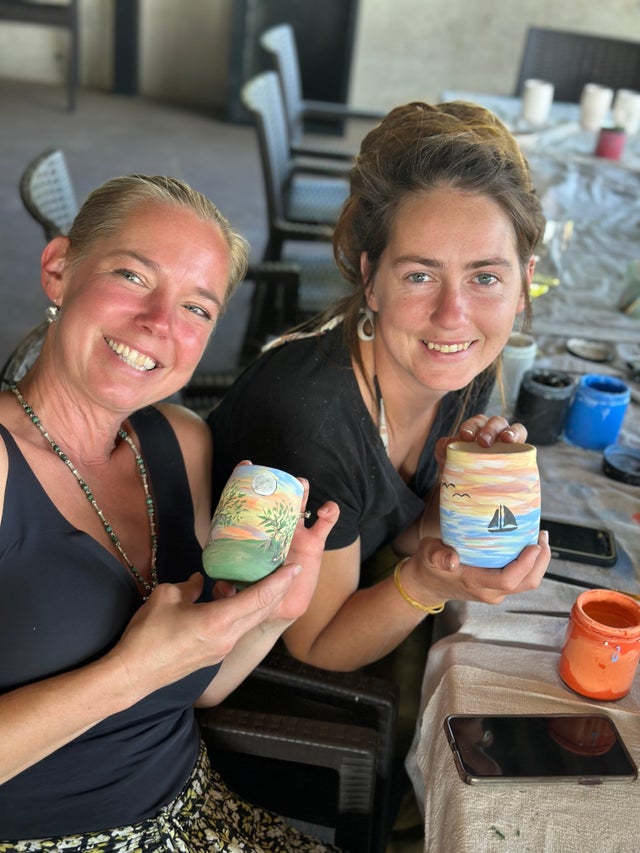 Sip and Paint Pottery Winery Wine Ceramics Rogue Stoneware